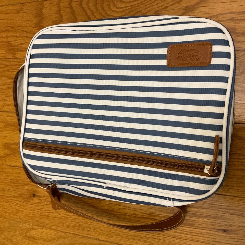 Mr. Pen Blue and White Stripe Bible or Book Bag